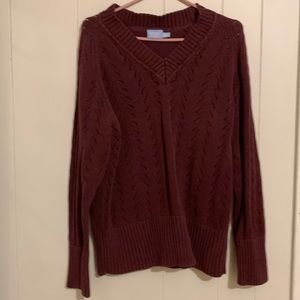 (2 for $30)Denver Hayes Ladies Knit V Neck Sweater euc 2XL